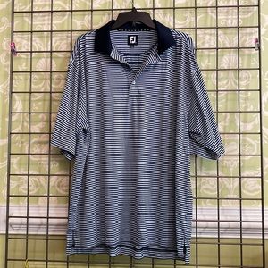 Foot Joy Comanche Trace striped golf polo shirt